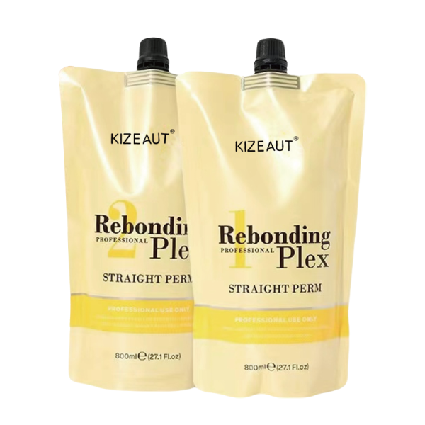 KIZEAUT Ionic Hair Straightening Set, Hair Softening & Setting Two-piece Kit