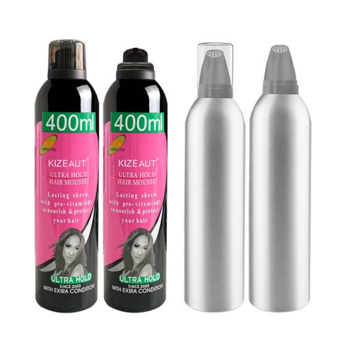 Newly Upgraded KIZEAUT Strong Hold Styling Mousse. Styles hair while nourishing and repairing strands.