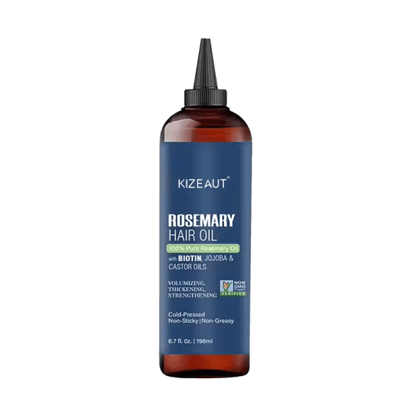 KIZEAUT pure rosemary hair essence works effortlessly to smooth flyaways and frizz for daily use.