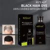 KIZEAUT 3-Step Black Hair Dye Cream