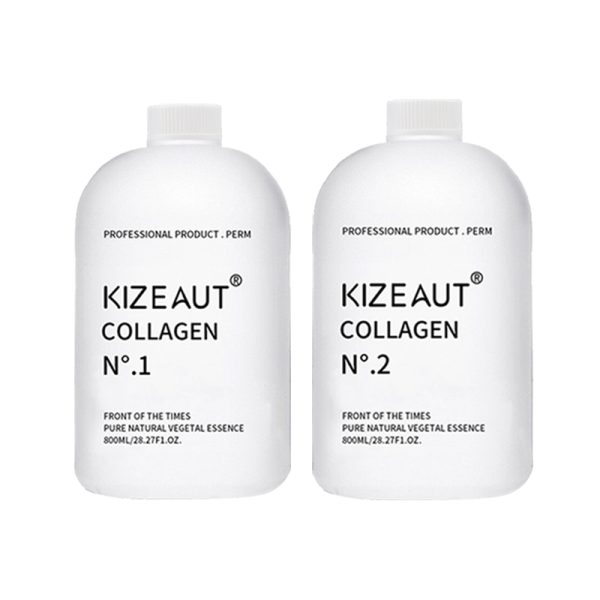 KIZEAUT Salon Professional Plant Essence Curly Hair Perm Two-piece Kit