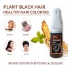 KIZEAUT 3 In 1 Ginger Herbal Bubble Hair Dye Shampoo With Comb