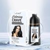 KIZEAUT One Wash Black Hair Dye Shampoo, No Mix Required Natural Plant Bubble Hair Color