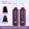 Formulated with precise ingredients, KIZEAUT smoothing repair hair care perfectly fits hair cuticle structure.