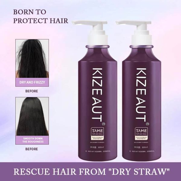Formulated with precise ingredients, KIZEAUT smoothing repair hair care perfectly fits hair cuticle structure.