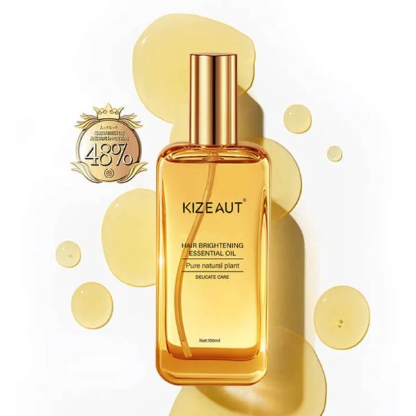 KIZEAUT luminous hair oil serves as daily maintenance treatment for hair impaired by perming and coloring