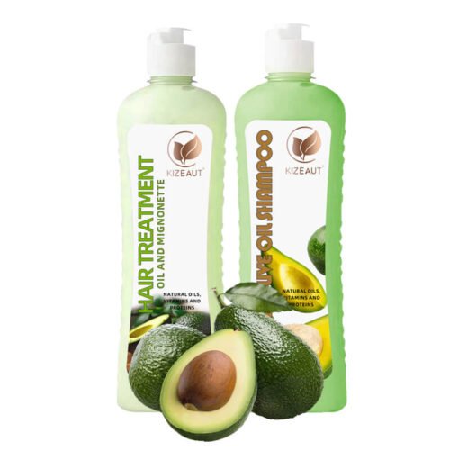 01 Avocado Conditioner KIZEAUT Avocado Oil Shampoo & Conditioner Set, optimizes unhealthy scalp prone to heat discomfort and excess sebum buildup