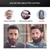 KIZEAUT Beard Dye Cream Specially for Men, Ammonia-Free Gentle Formula to Cover Grey & White Beard Hair
