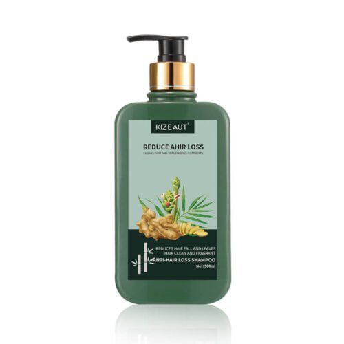 01 Ginger Hair Shampoo KIZEAUT Ginger Extract Anti Hair Loss Shampoo Cleanses Scalp Nourish Hair Root Reduce Hair Fall 500ml