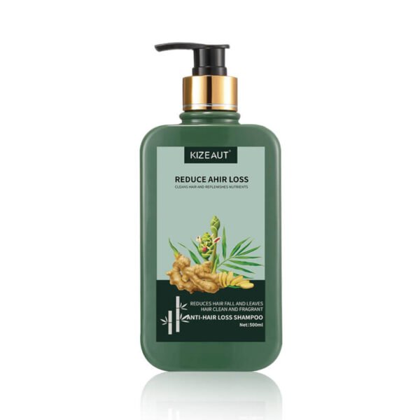 KIZEAUT Ginger Extract Anti Hair Loss Shampoo Cleanses Scalp Nourish Hair Root Reduce Hair Fall 500ml