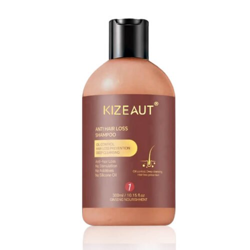 01 Hair Fall Control Shampoo KIZEAUT Ginseng Nourishing Anti Hair Loss Shampoo Oil Control Deep Cleansing No Silicone 300ml