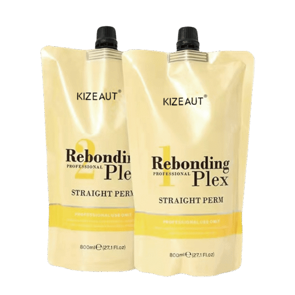 KIZEAUT Ionic Hair Straightening Set, Hair Softening & Setting Two-piece Kit