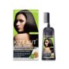 KIZEAUT Kiwi Fruit Extract Nourishing Hair Color Cream, One Comb Design Easy Black Hair Dye