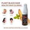 KIZEAUT 3 In 1 Ginger Herbal Bubble Hair Dye Shampoo With Comb
