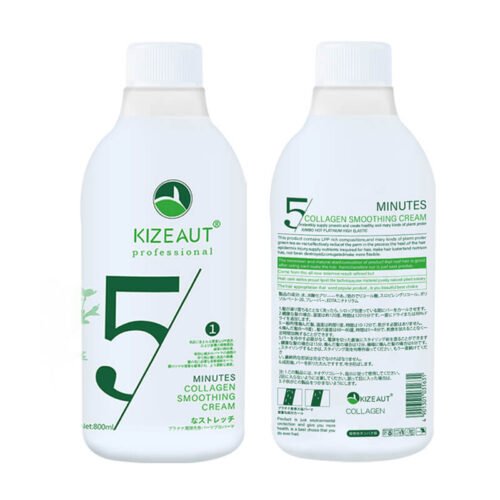 KIZEAUT Quick Smoothing Collagen Hair Rebonding Cream 2-Piece Set