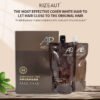 KIZEAUT AP Ammonia-Free Hair Dye Cream with Plant Extracts for Natural Black Hair