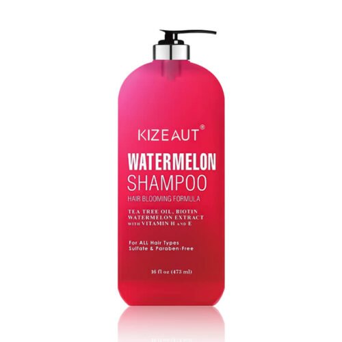 01 Watermelon Hair Conditioner KIZEAUT Watermelon Refreshing Shampoo calms dry hair and flattens lifted rough hair cuticles efficiently.
