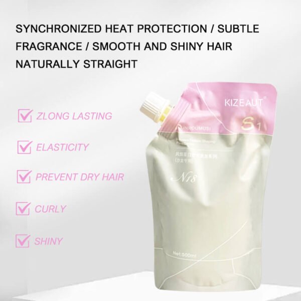 KIZEAUT Salon Exclusive N18 Hair Rebonding Smoothing Care Cream