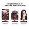 KIZEAUT 3 in 1 Dark Brown Hair Dye Shampoo with Built-in Comb