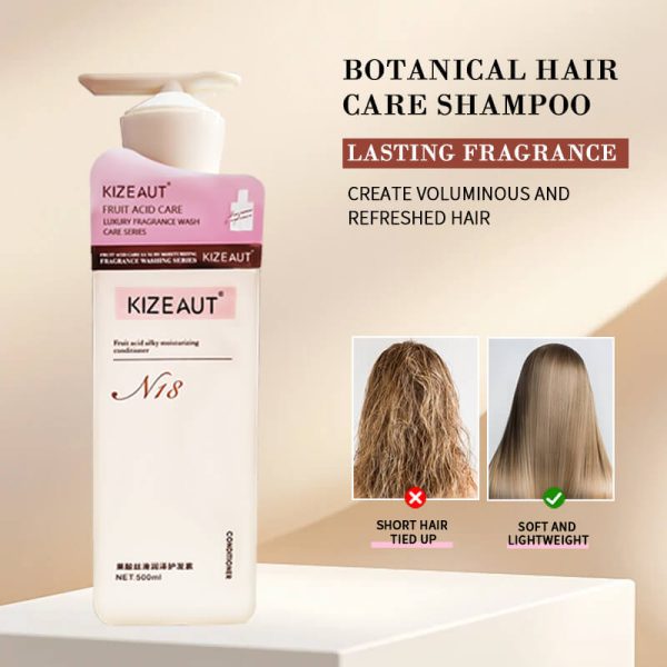 KIZEAUT N18 Fruit Acid Perfume Hair Conditioner formulated with a variety of plant-derived nourishing ingredients