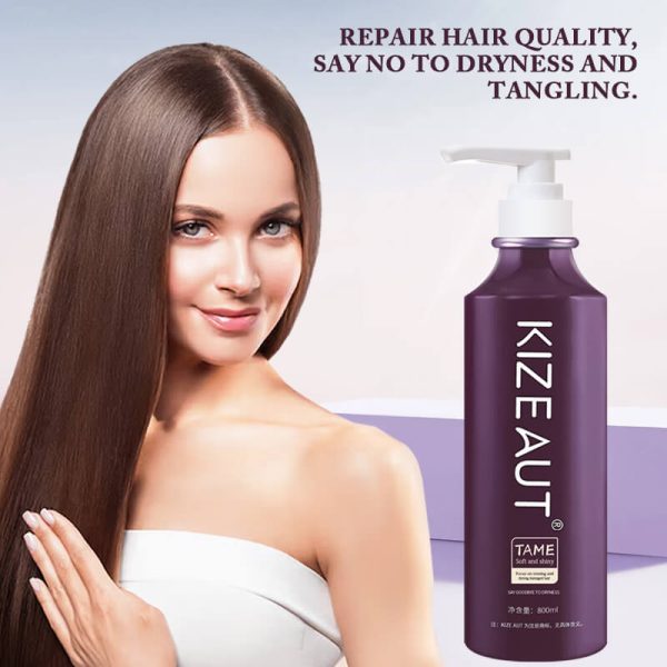 Formulated with precise ingredients, KIZEAUT smoothing repair hair care perfectly fits hair cuticle structure.