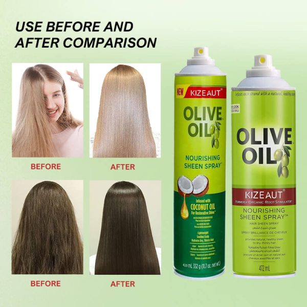 The KIZEAUT Olive Nourishing Shine Hair Spray Series is newly launched!