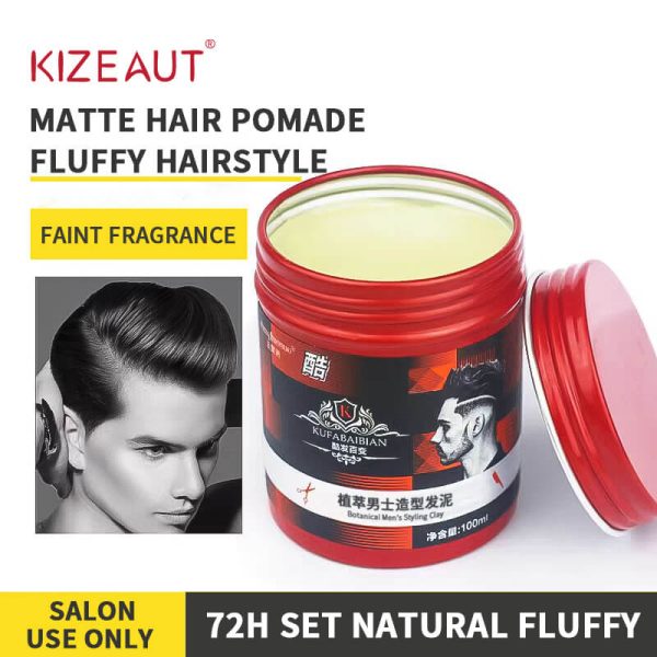 New Launch: Kufa Versatile Botanical Men’s Styling Clay. Botanical formula gently cares for hair strands.