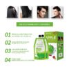 KIZEAUT Apple Extract Ammonia Free Black Hair Dye, Clear Water Formula No Scalp Staining