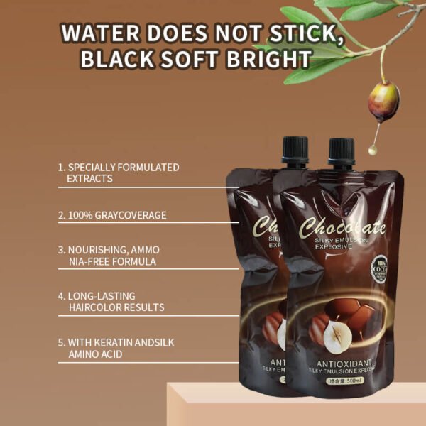 KIZEAUT Chocolate Nourishing Hair Coloring Cream