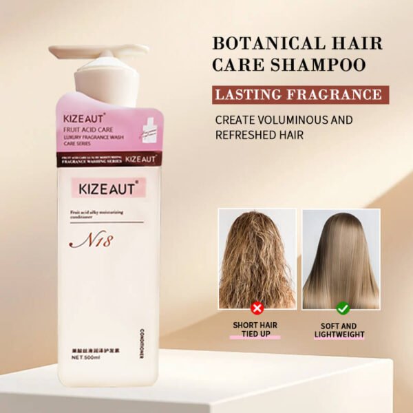 KIZEAUT N18 Fruit Acid Perfume Hair Conditioner formulated with a variety of plant-derived nourishing ingredients