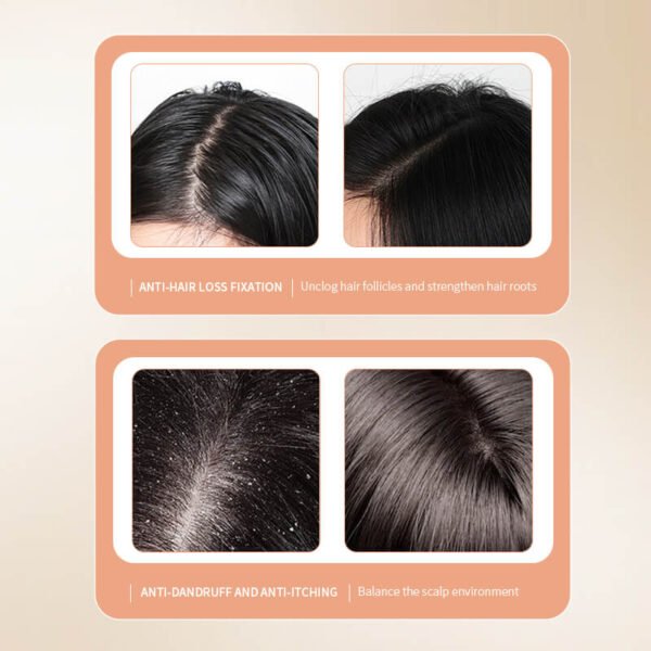 KIZEAUT Ginseng Nourishing Anti Hair Loss Shampoo Oil Control Deep Cleansing No Silicone 300ml
