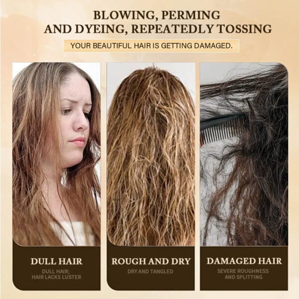 KIZEAUT luminous hair oil serves as daily maintenance treatment for hair impaired by perming and coloring