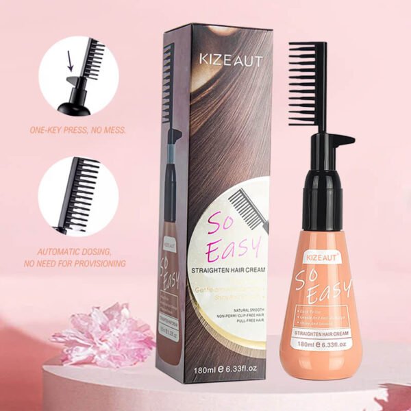 KIZEAUT Convenient Press-Type Hair Smoothing Rebonding Cream