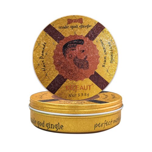 02 Hair Wax Craft classy vintage men’s hairstyles full of sophisticated vibe effortlessly with KIZEAUT Vintage Pomade for Men.
