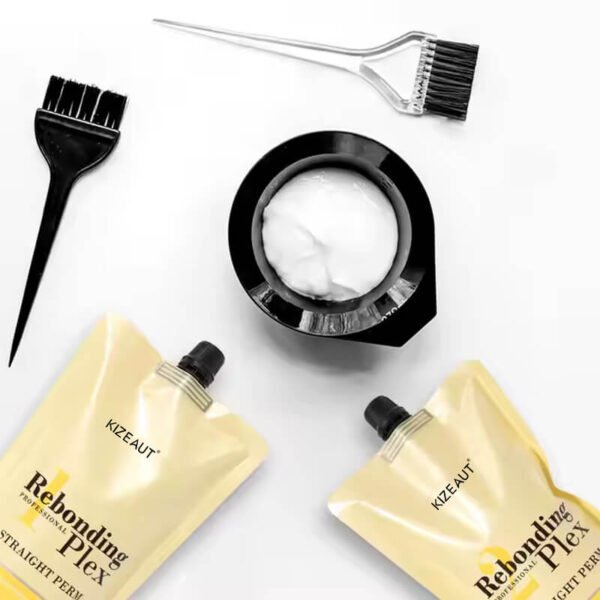 KIZEAUT Ionic Hair Straightening Set, Hair Softening & Setting Two-piece Kit