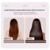KIZEAUT Kiwi Fruit Extract Nourishing Hair Color Cream, One Comb Design Easy Black Hair Dye