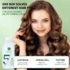 KIZEAUT Quick Smoothing Collagen Hair Rebonding Cream 2-Piece Set