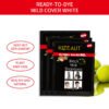 KIZEAUT Sachet Black Hair Shampoo, Plant-Based Grey Hair Coverage One-Step Black Hair Dye