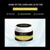 Use KIZEAUT styling hair wax to shape tidy, smooth hairstyles including side parting and full slick-back styles.