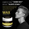 Use KIZEAUT styling hair wax to shape tidy, smooth hairstyles including side parting and full slick-back styles.