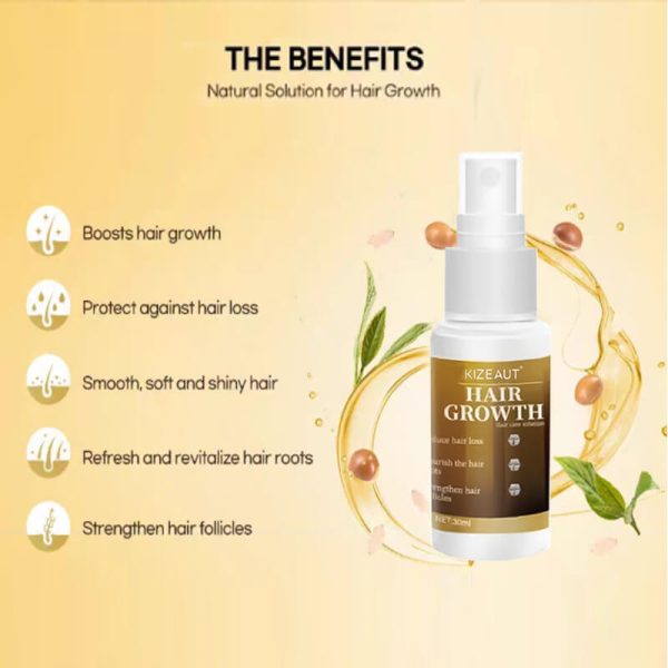 KIZEAUT Anti-Hair Loss & Hair Growth Spray for Men, Hair Fixing & Nourishing Scalp Care Liquid