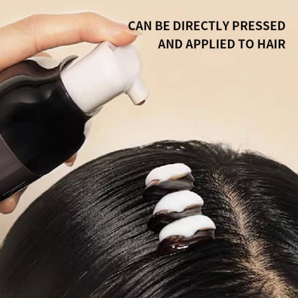 KIZEAUT Dual-tube Press-type No-mix 2-in-1 Coloring & Conditioning Hair Dye Gel