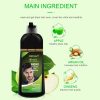 KIZEAUT Black Hair Dye Shampoo, Gray Hair Coverage Hair Colorant
