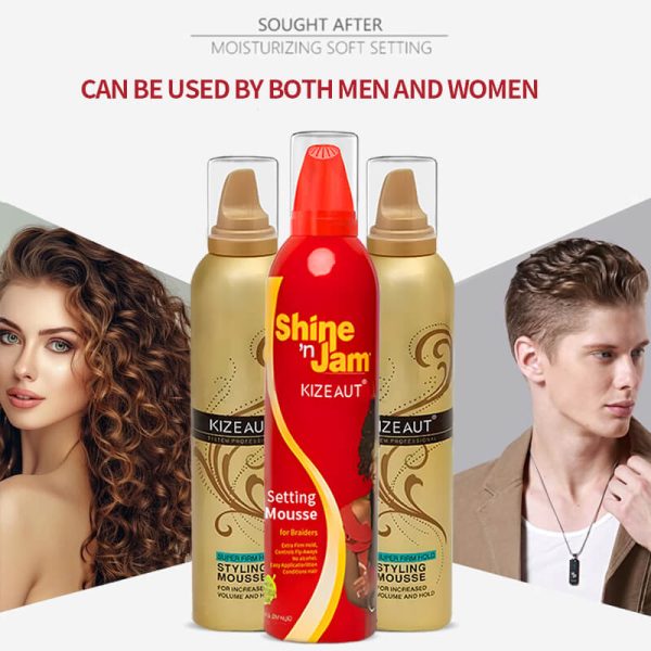 The KIZEAUT Styling Mousse Set is newly launched. Featuring dense foam texture, it effortlessly creates voluminous curls.