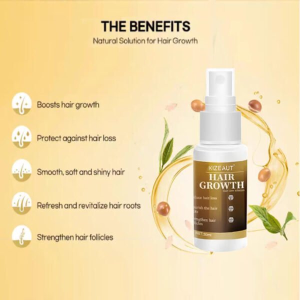 KIZEAUT Anti-Hair Loss & Hair Growth Spray for Men, Hair Fixing & Nourishing Scalp Care Liquid