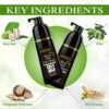 KIZEAUT One Step Black Hair Color Cream for Cover Gray Hair