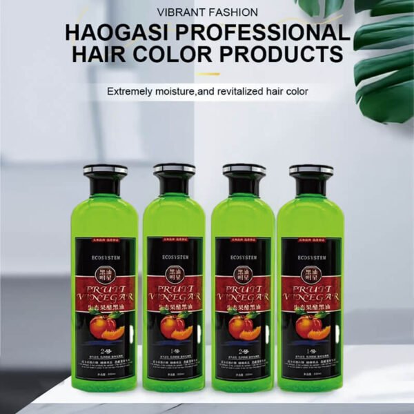 KIZEAUT Fruit Vinegar Black Hair Dye Set