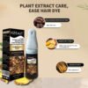KIZEAUT Herbal One Comb Black Hair Dye Shampoo