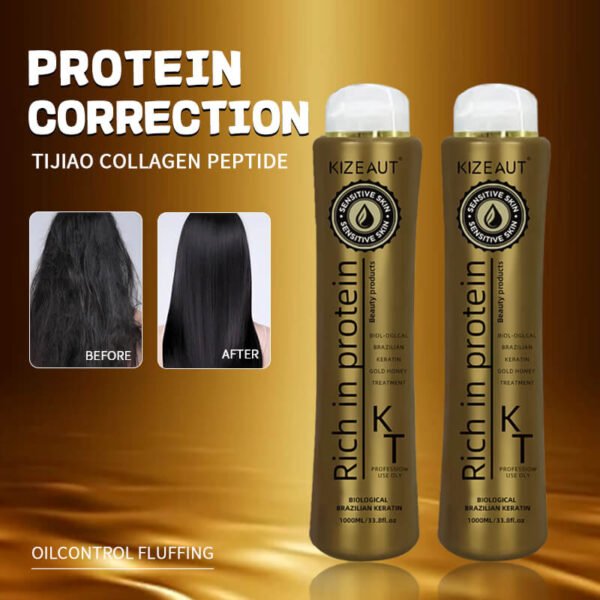 KIZEAUT Brazilian Keratin Hair Correction Cream | Professional Salon Only Formula