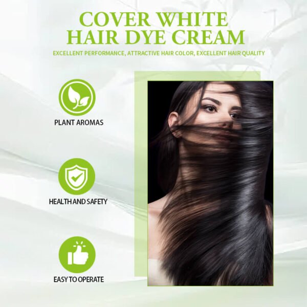 KIZEAUT Olive Bubble Hair Dye Shampoo – Fast Black Hair Color